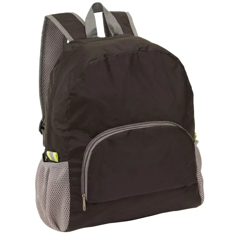 VOLUNTEER Faltbarer Rucksack in Schwarz – Flexibel und Platzsparend