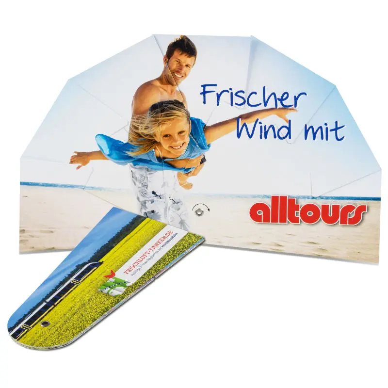 Werbefächer mit hochwertigem Digitaldruck - Personalisierbar & Effektiv