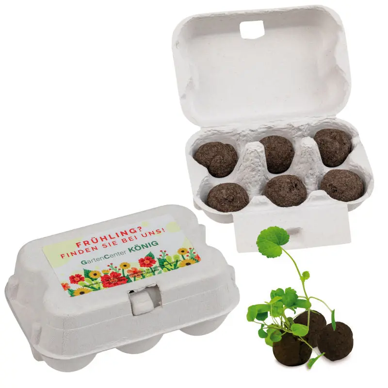 Sixpack Flower-Ball Midi mit individuellem Digitaldruck-Aufkleber