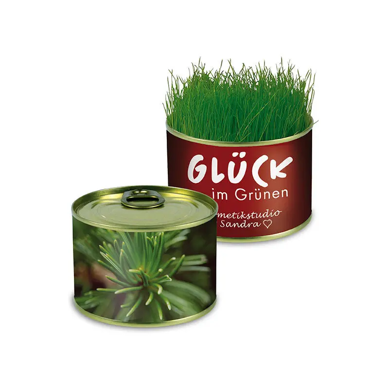 Fichte Natur-Konserve mit Bedruckter Banderole - Nachhaltiges Geschenk