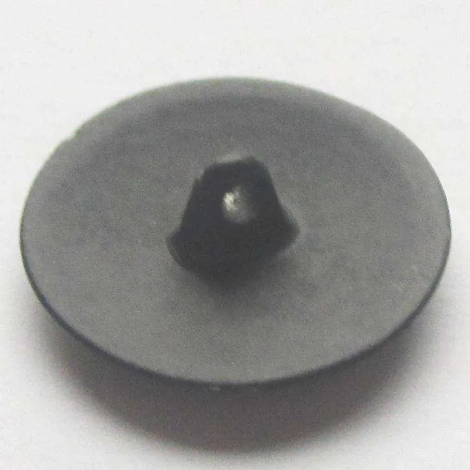 Metallknopf Muster Schwarz – Öse MK-525-SCHWARZMATT