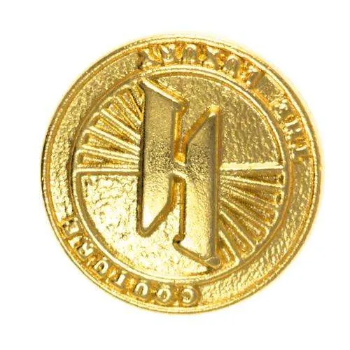 Metallknopf Gold – Öse MK-69G