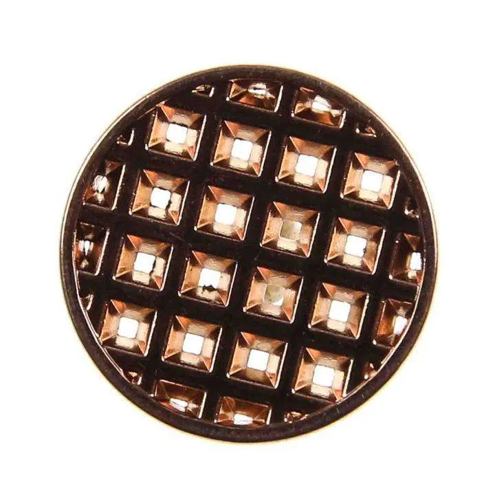 Metallknopf Muster Gold – Öse MK-83