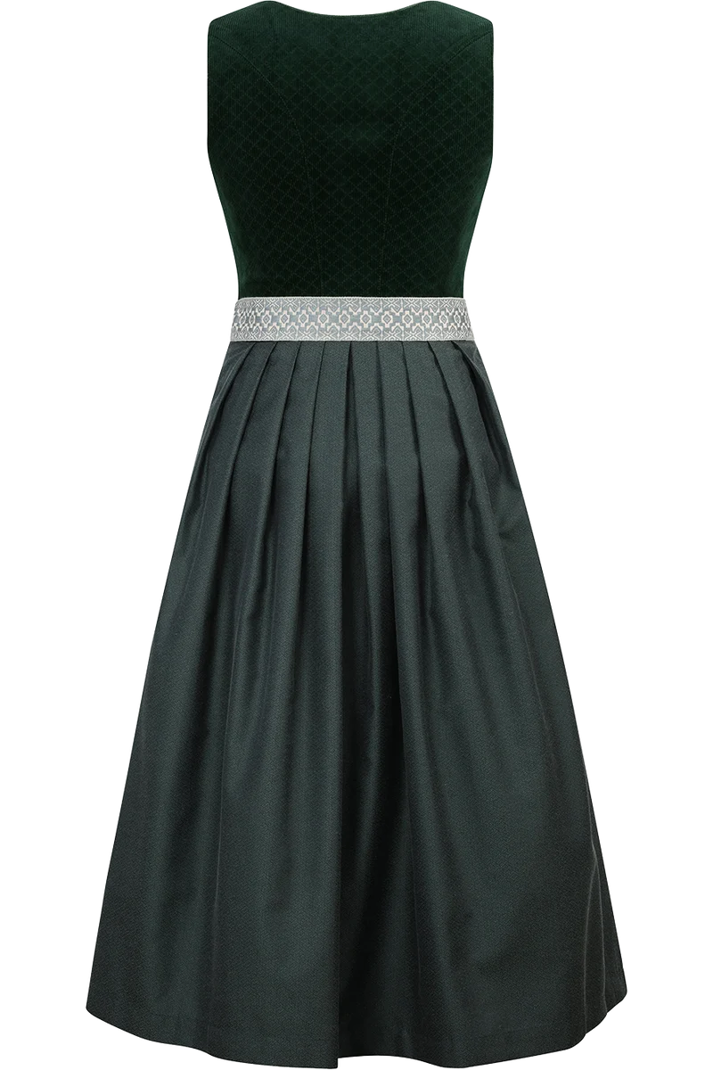 Cord-Dirndl 70cm mit Schürze im Folklore-Stil
