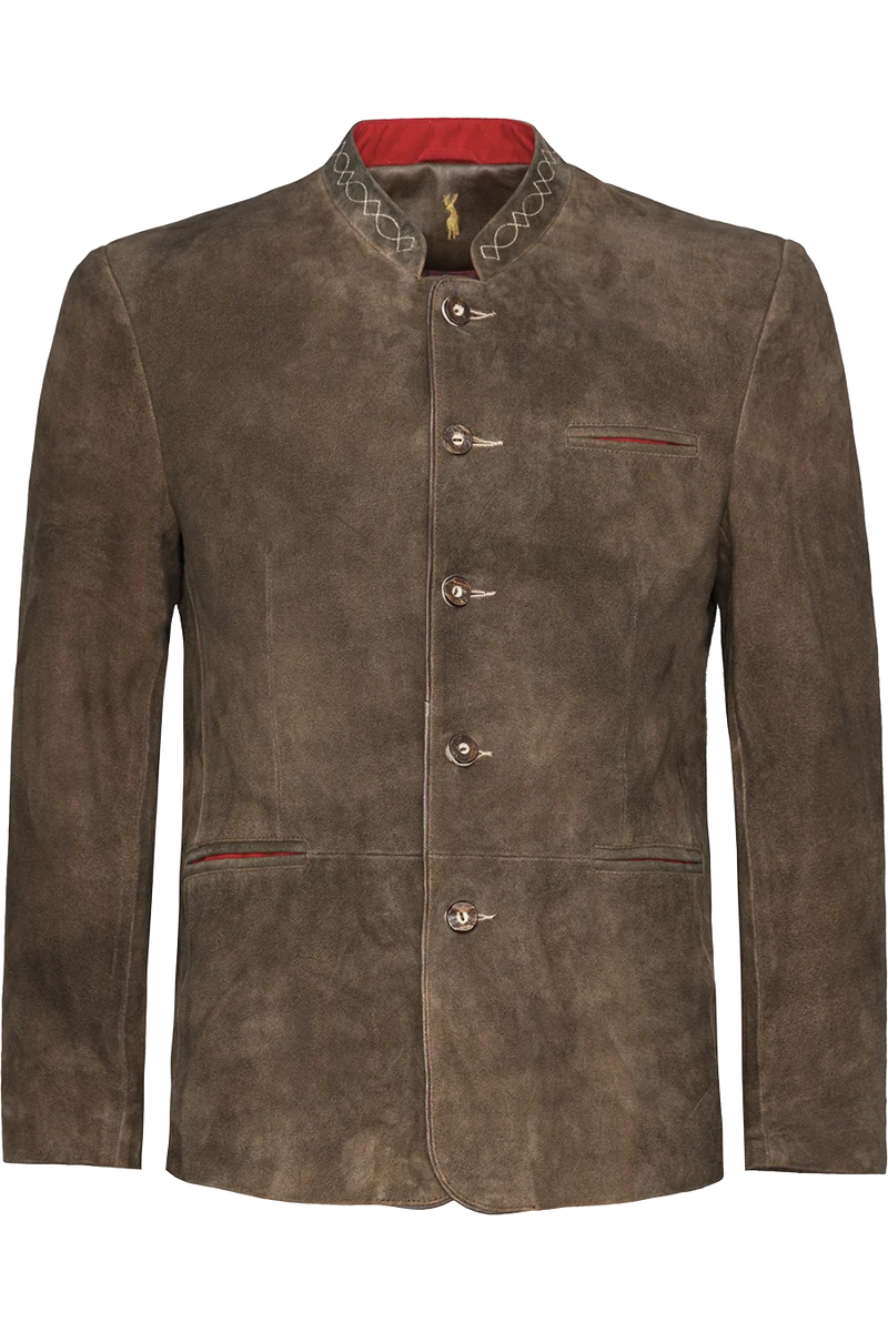 Herren Trachtenjacke aus echtem Leder
