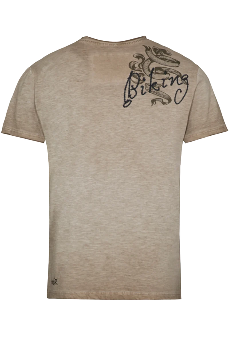 Herren T-Shirt mit Berg- und Fahrrad-Print „Berg Buddy“