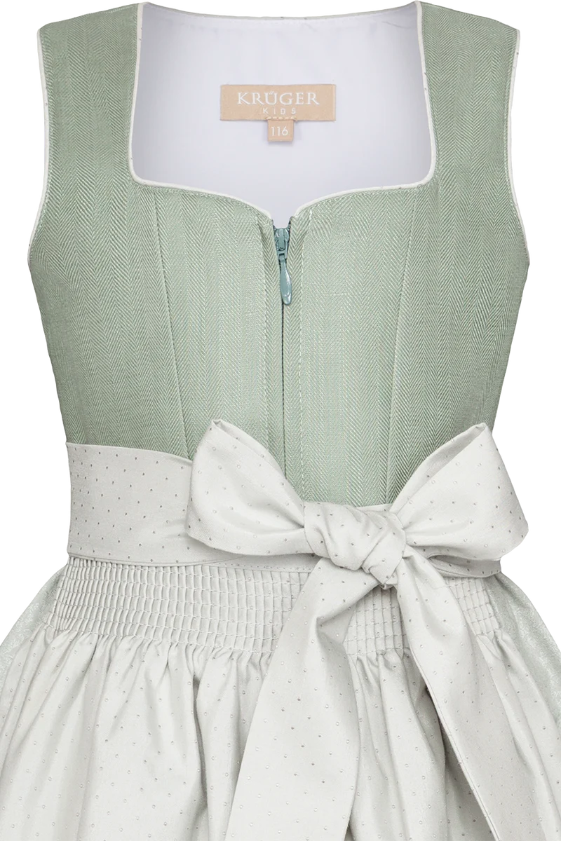 Kinderdirndl mit Reißverschluss