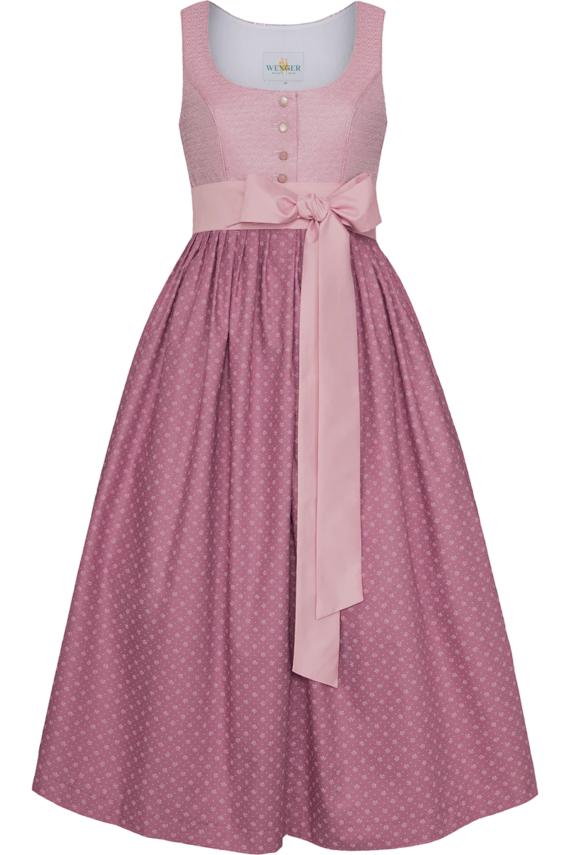 Umstandsdirndl gemustert 80cm - beere