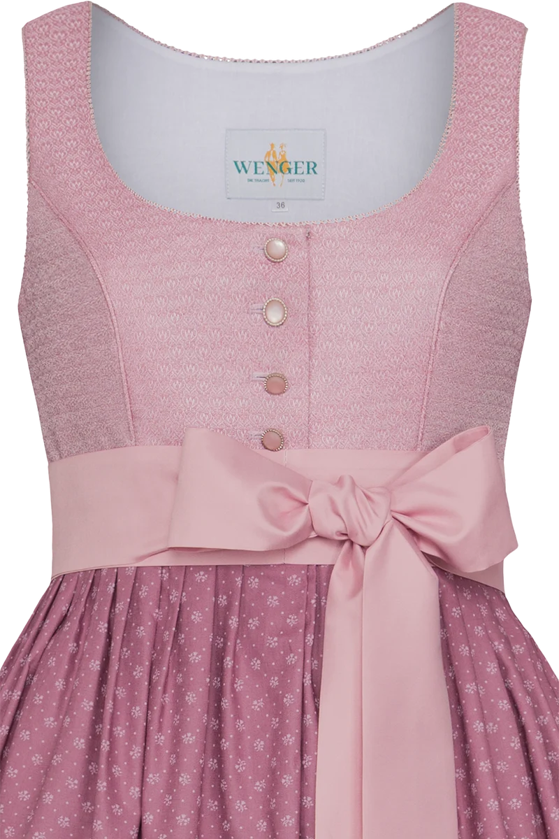Umstandsdirndl gemustert 80cm - beere