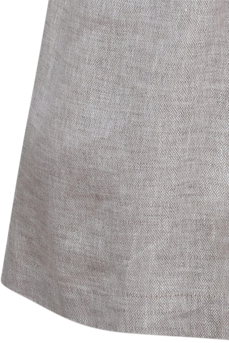 Samtdirndl in Midi-Länge mit leicht fallender Schürze - taupe