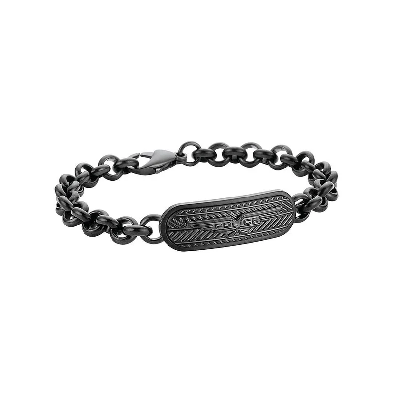 Police Herren Armband Edelstahl Grau ONSET PJ.26402BSU/02