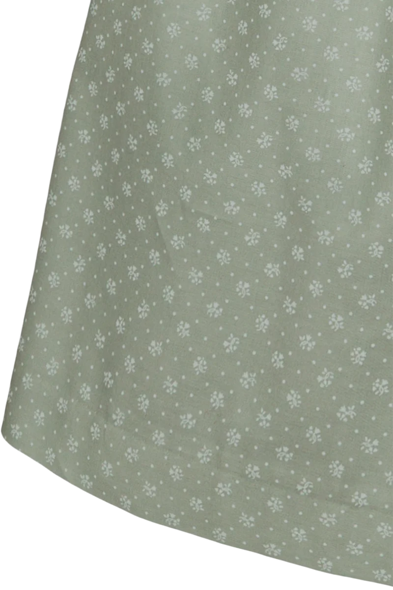 Umstandsdirndl mit Streublumen-Muster - schilf