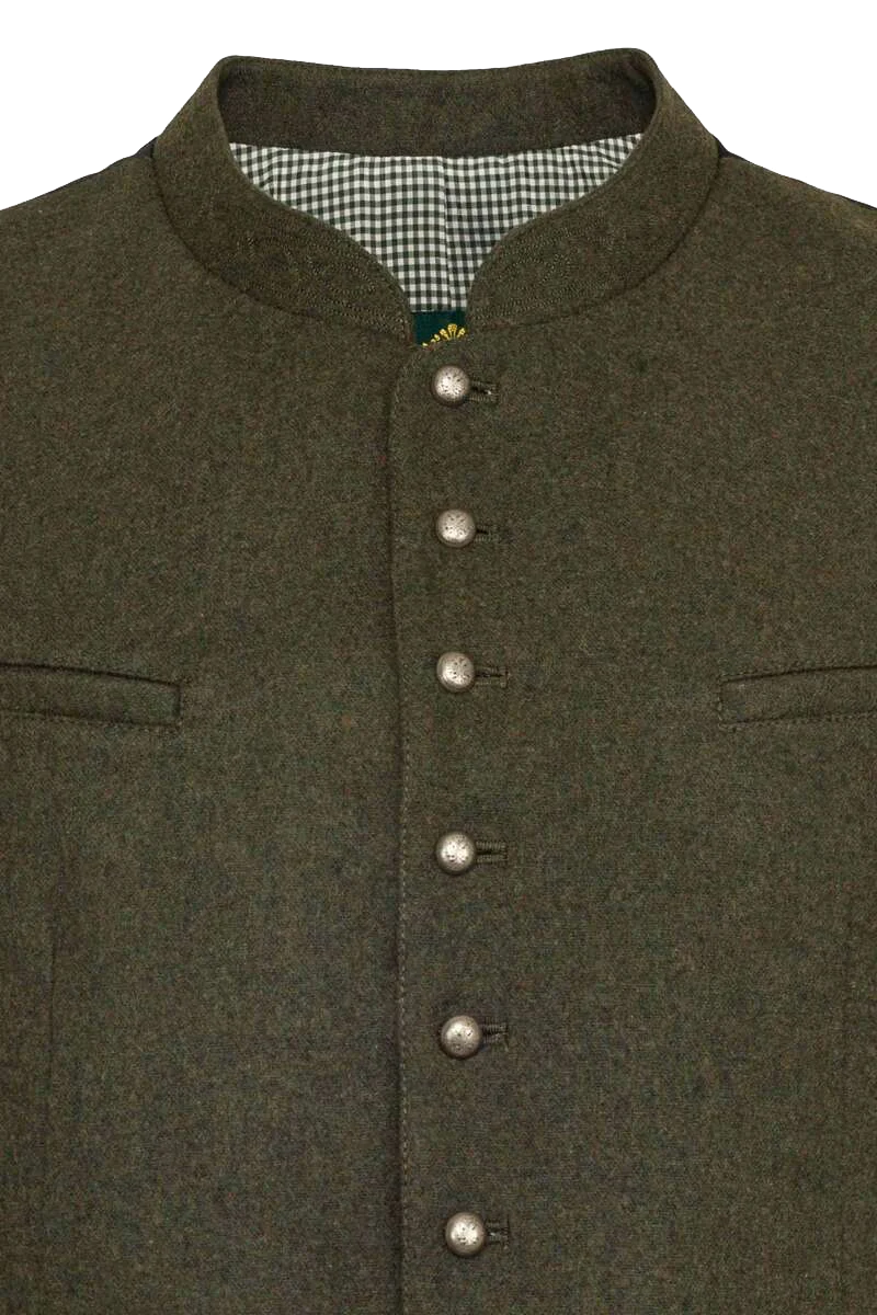 Herren Trachten-Lodenweste - oliv