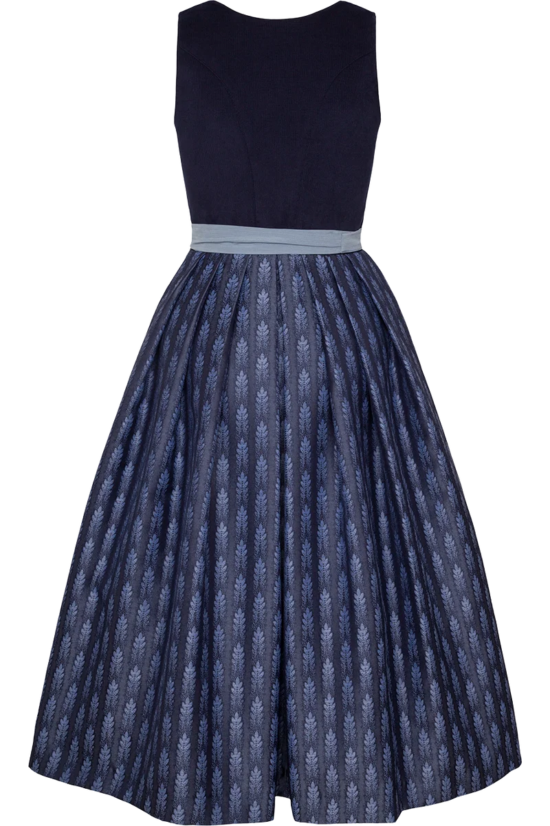Dirndl lang Cord mit Herzausschnitt