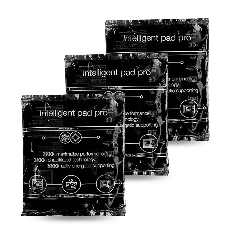 5er schwarz Set Kühlpad Kühlpack Kühlkompresse Warmkompresse - Kaltkompresse - Kompresse Gelkissen - Cool pads Gel pads - kalt & Warm Kühlpack & Kühla