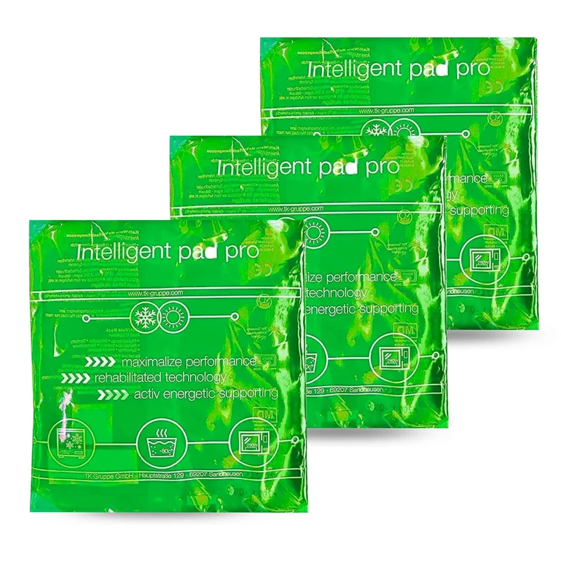 5er grün Set Kühlpad Kühlpack Kühlkompresse Warmkompresse - Kaltkompresse - Kompresse Gelkissen - Cool pads Gel pads - kalt & Warm Kühlpack & Kühlakku