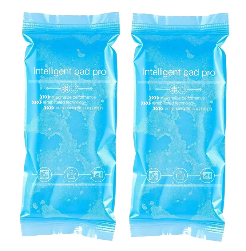 5er blau Set Kühlpad Kühlpack Kühlkompresse Warmkompresse - Kaltkompresse - Kompresse Gelkissen - Cool pads Gel pads - kalt & Warm Kühlpack & Kühlakku