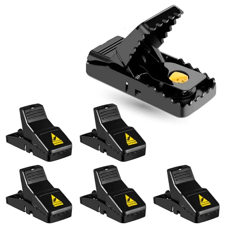 4X Mausefallen Mousetrap Schlagfalle Wühlmausfalle wiederverwendbar Falle für Maus, Ratte - Mäusefalle - Rattenfalle für Haus & Garten