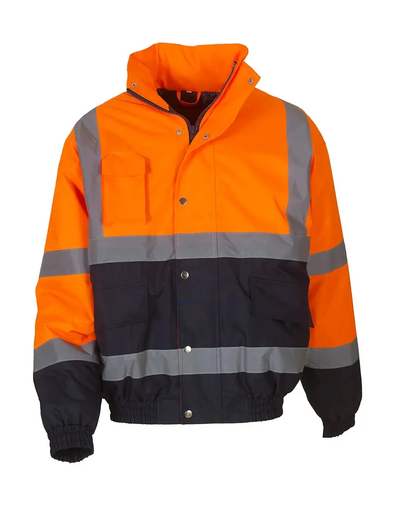 Fluoreszierende 2-Farben Bomberjacke