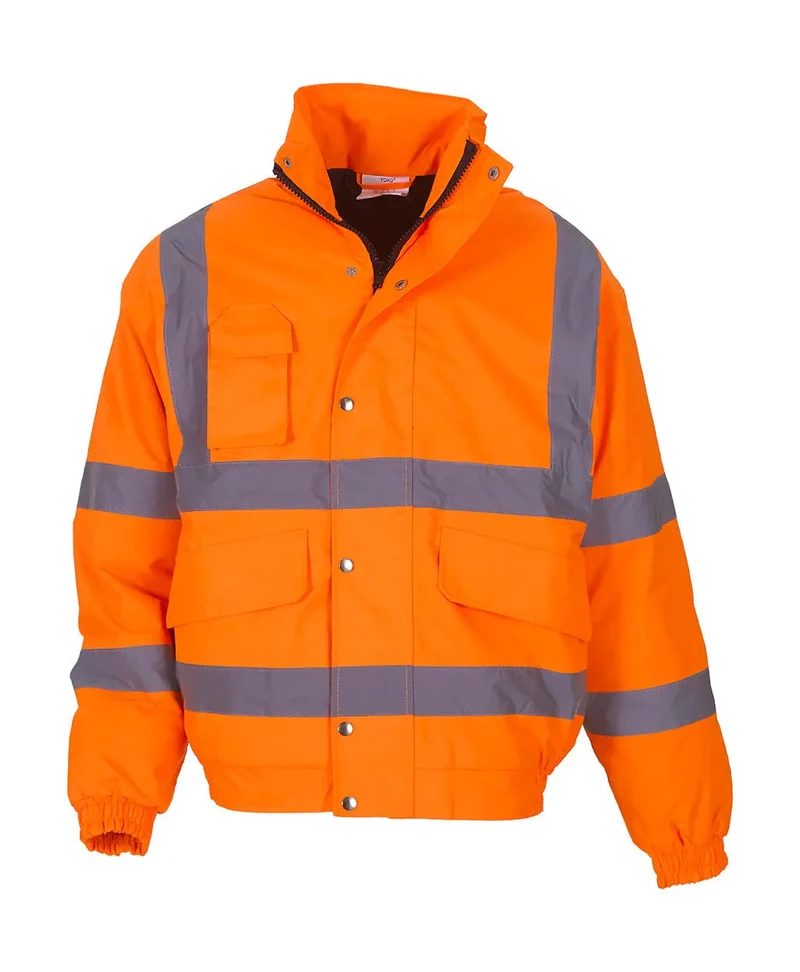 Leuchtende Bomberjacke