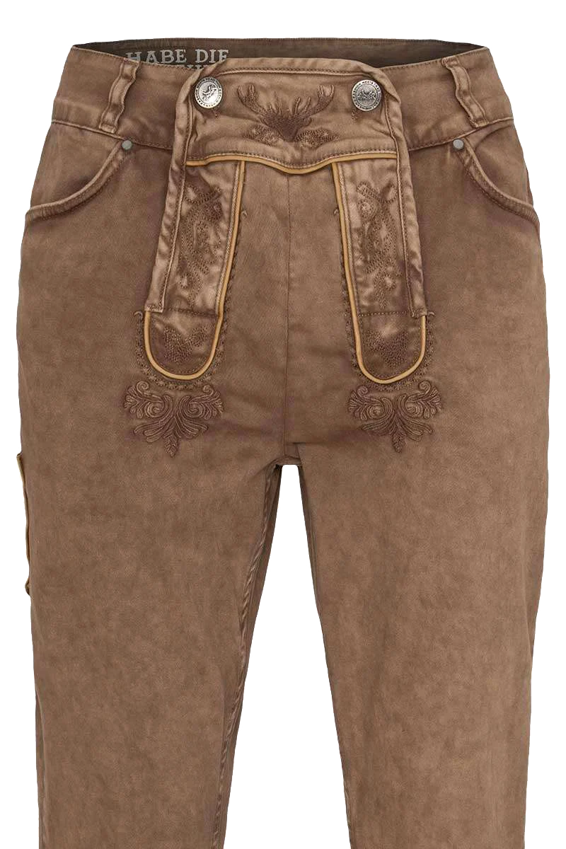 Herren Jeans 'Lederhose' lang
