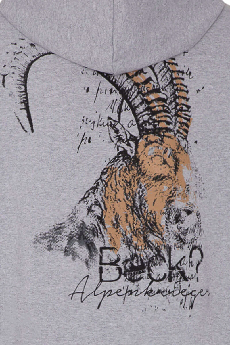 Herren Hoodie Steinbock g