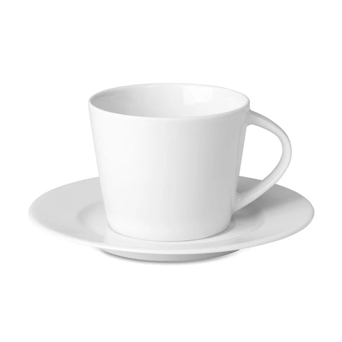 Cappuccinotasse mit Untertasse