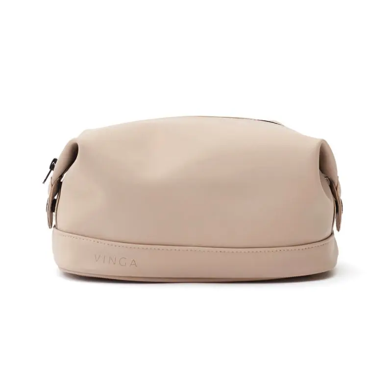 VINGA Baltimore Make-up Tasche – Greige, Modern & Stilvoll