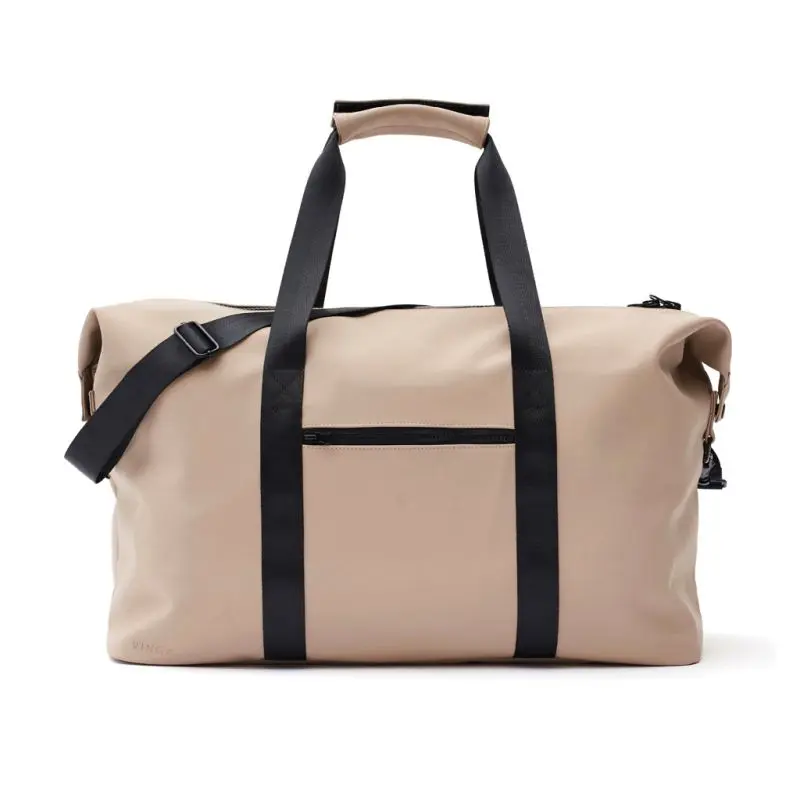 VINGA Baltimore Weekendbag, Greige, Stilvoll und Praktisch für Kurztrips