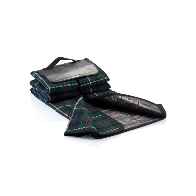 Tartan-Picknickdecke in Schwarz – klassisch & vielseitig