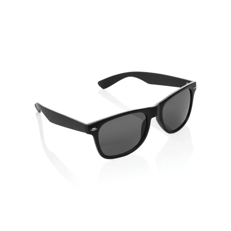 Nachhaltige Sonnenbrille aus GRS Recyceltem Kunststoff - Schwarz