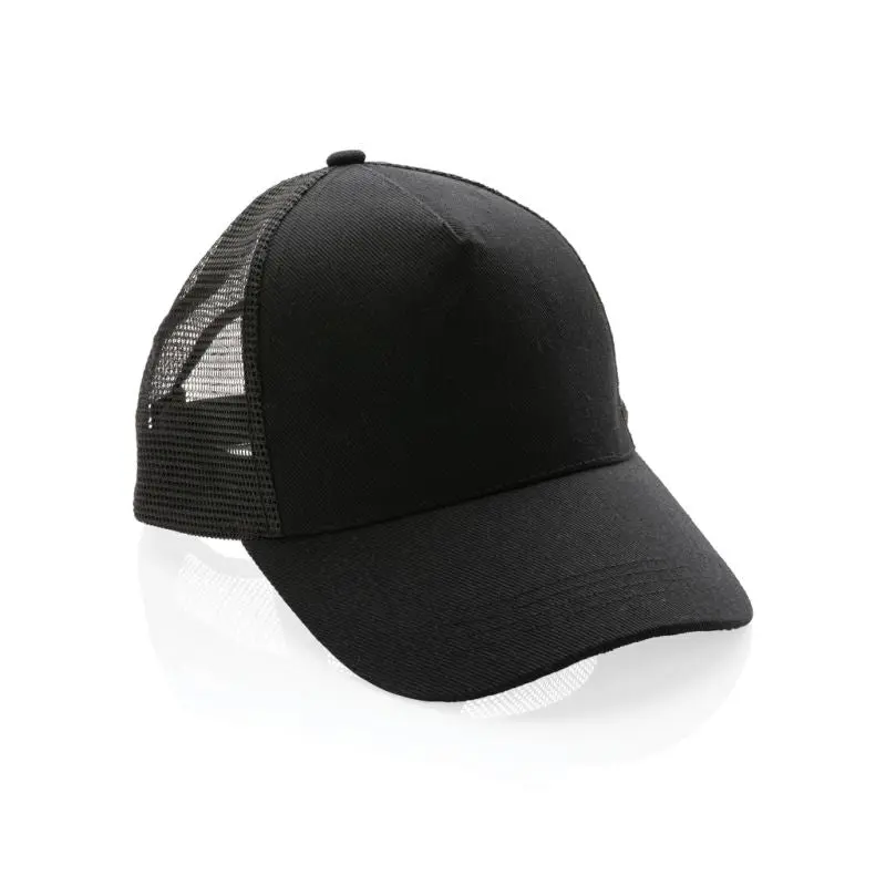CHRISTIAN Kappe aus Canvas Baumwolle in Schwarz – Robust und Trendy