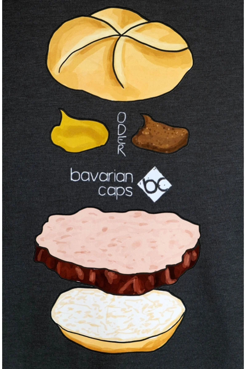 Herren T-Shirt 'Bavarian Burger'