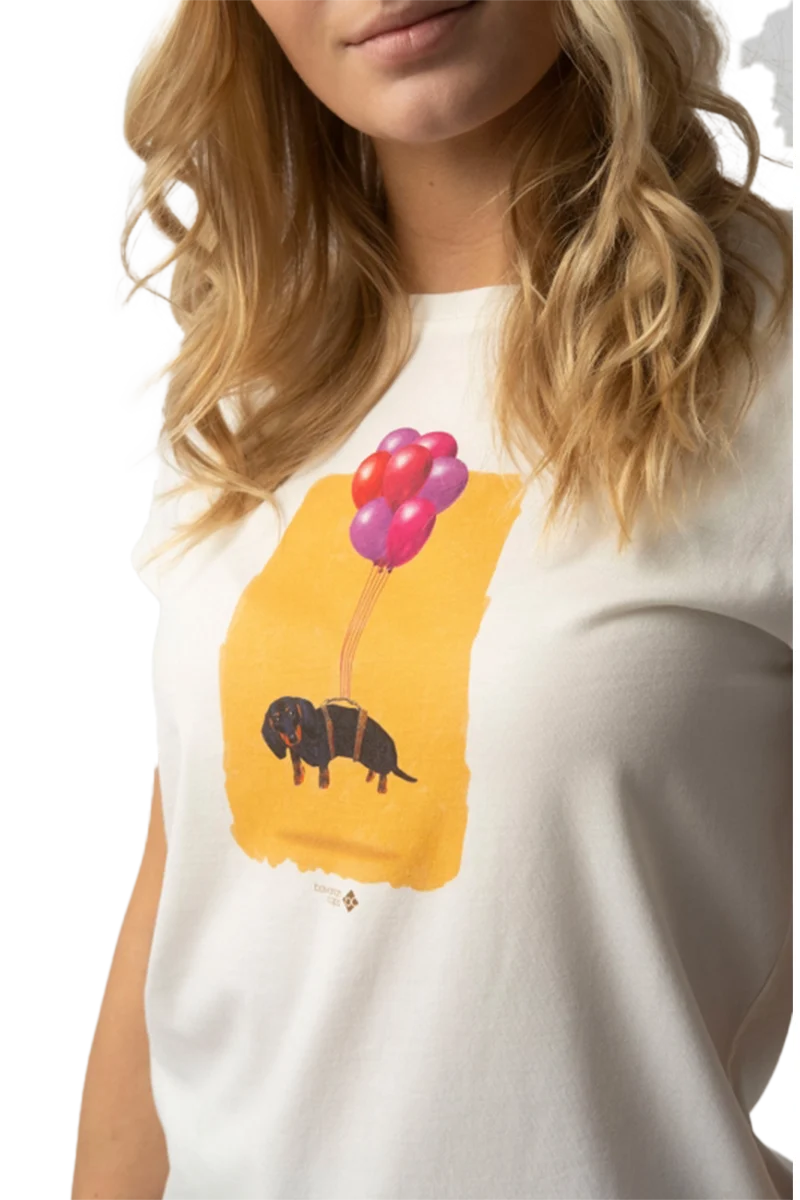 Damen T-Shirt 'Dackel Express'