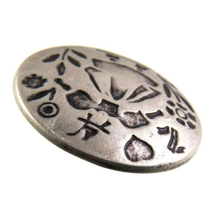 Trachtenknopf Silber – Metallknopf TK-76