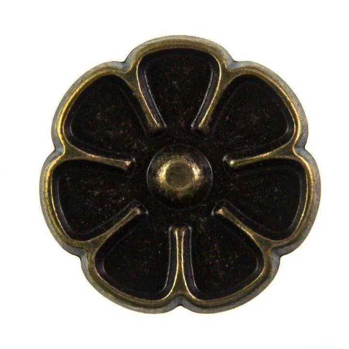 Trachtenknopf Blumenmotiv – TK-80AG