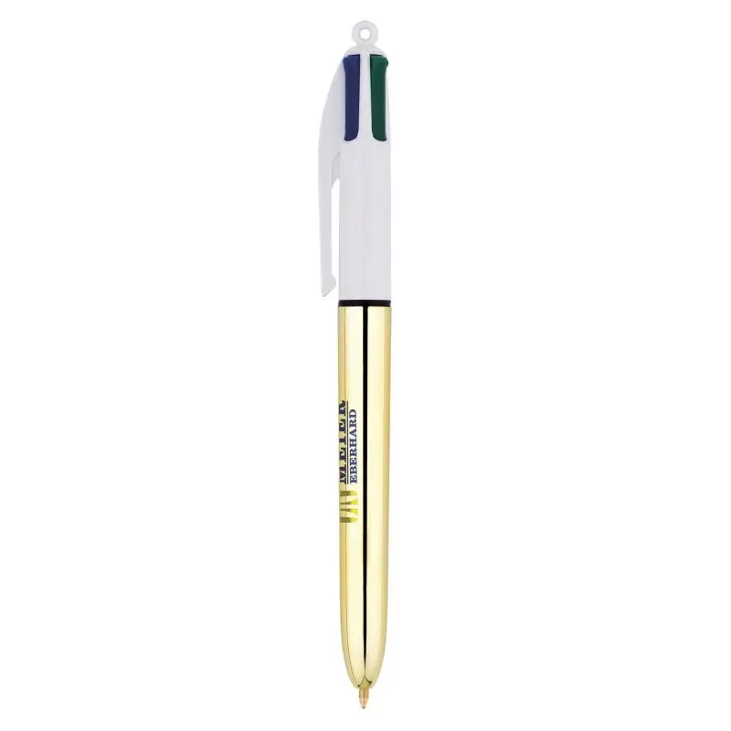 Glänzender Vierfarb-Kugelschreiber BIC Shine für stilvolles Schreiben