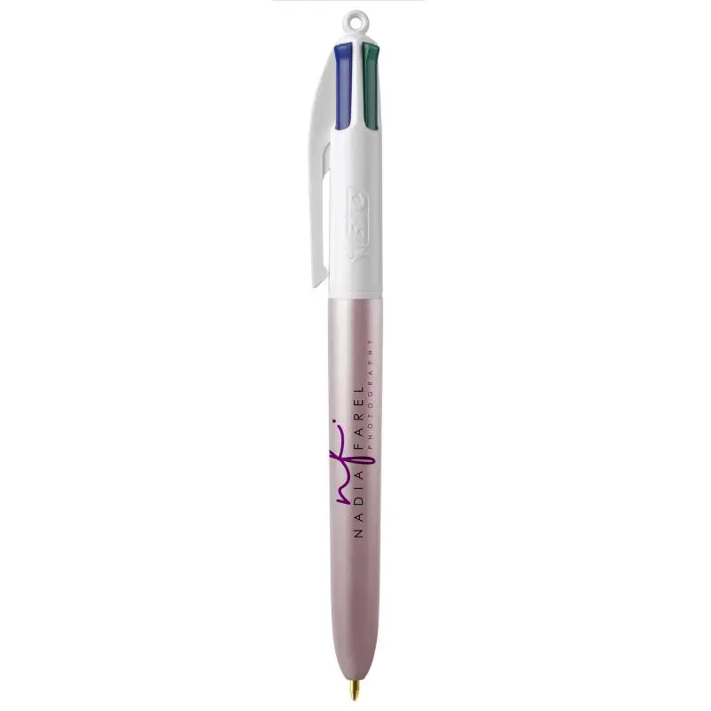 BIC 4 Colours Glacé – Vierfarbiger Kugelschreiber mit Glanzeffekt
