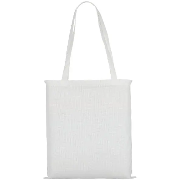 Recycling-Tasche mit zwei langen Henkeln - Weiß Umweltfreundliche und vielseitige Tragetasche