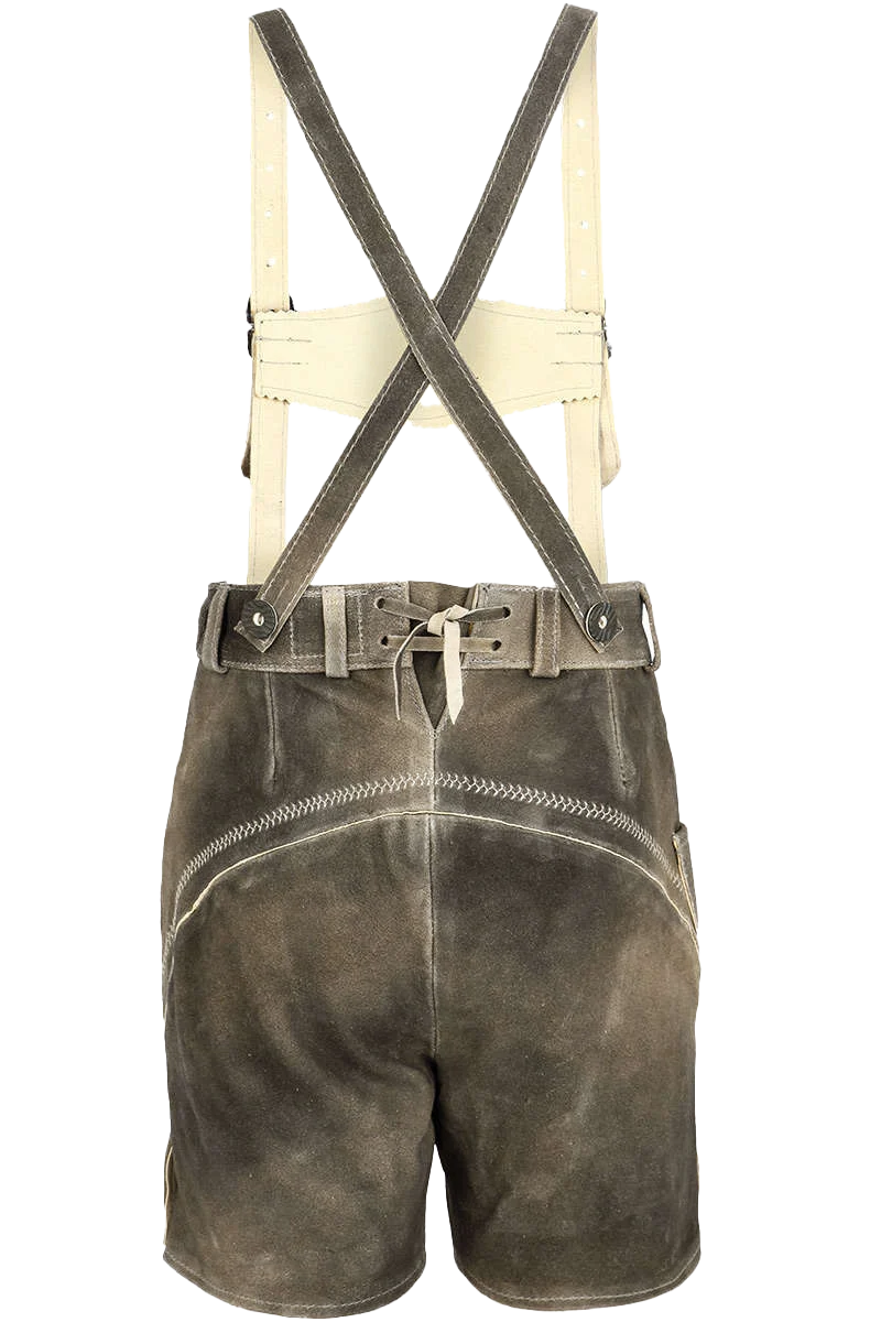 Kinder Lederhose Kurz - schiefer
