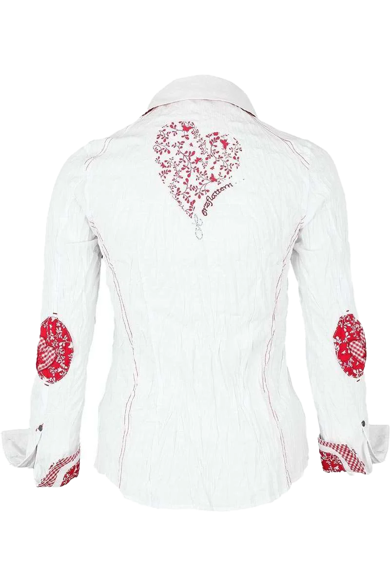 Bluse Crash-Optik