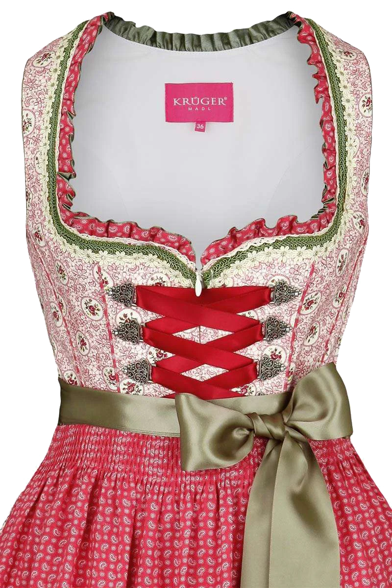 Blumen Dirndl kurz