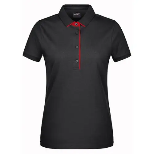 Damen Polo mit Einzelstreifen - Modern und Trendig