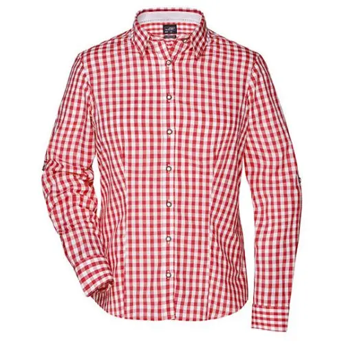 Damen Traditionelles Hemd, Klassischer Schnitt, Vielseitig & Elegant
