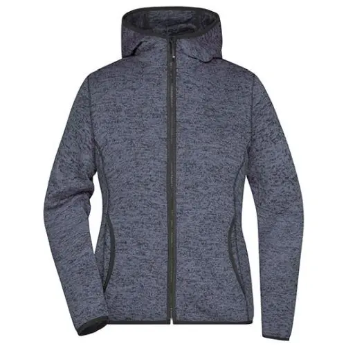 Damen Strickfleece-Kapuzenpullover – Stilvoll, Warm & Komfortabel