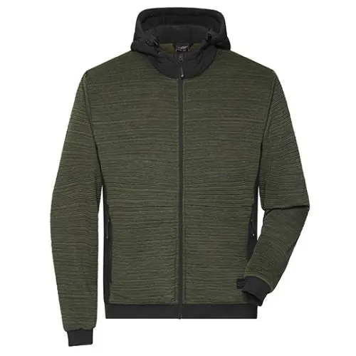 Gepolsterte Hybridjacke für Herren – Warm und Vielseitig