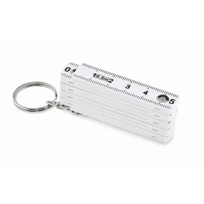 Keychain Folding Ruler 50cm FUSTER - weiß