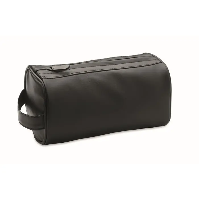 Elegante PU BAI Schminktasche - Robustes Design in Schwarz