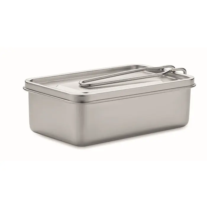 Edelstahl Lunchbox TAMELUNCH 750ml in Silber - Langlebig & Praktisch