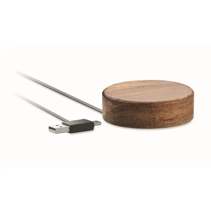 ACALESS 15W Kabellose Ladestation in Holzoptik